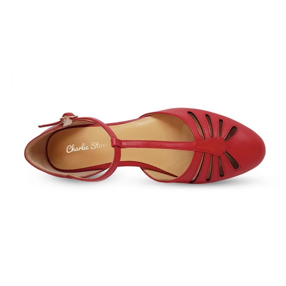 NIB Charlie Stone Shoes | Singapore Red 38 - Picture 4 of 8